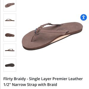 Rainbow Sandals - Flirty Braidy eXpresso